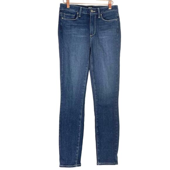 Paige Ankle Jeans Med Wash Denim 27 Hoxton - Picture 1 of 9